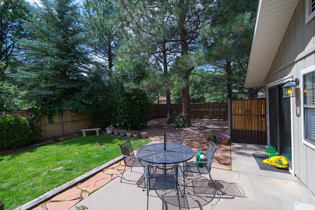 Residential patio in Jefferson County