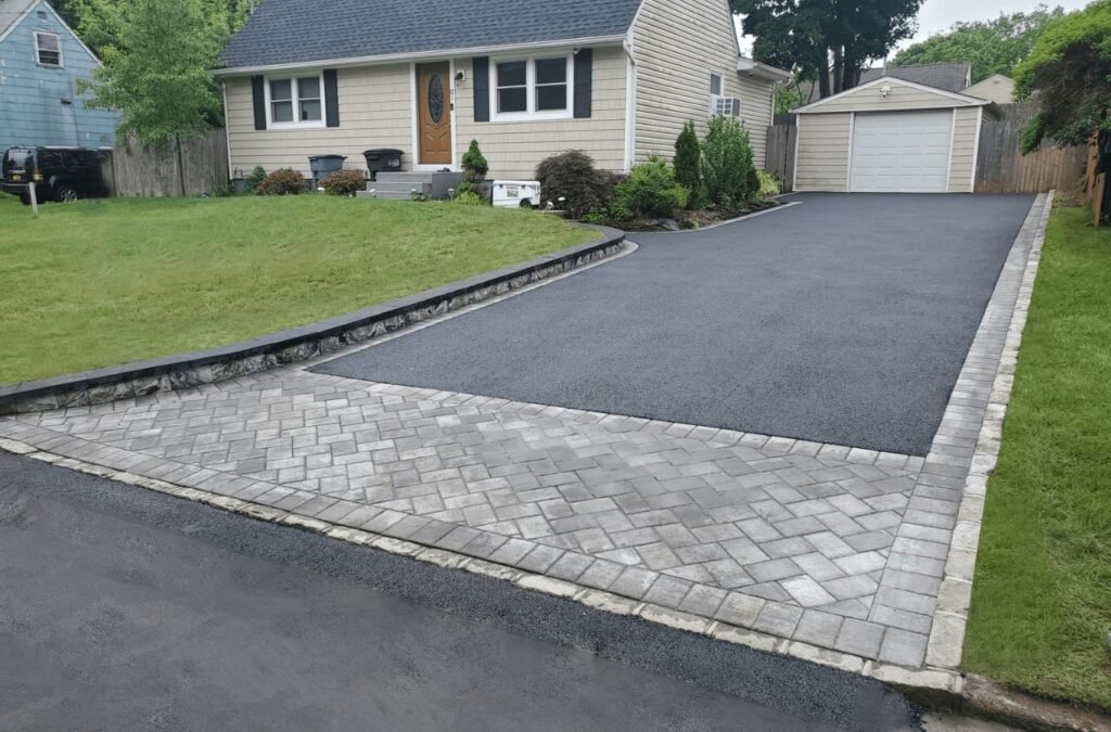Asphalt Driveway Paving Process by FARE Outdoor Construction in Homewood