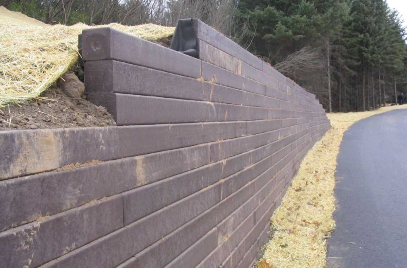 A FARE Outdoor Construction team member discussing retaining wall benefits in Hoover, AL. Retaining Wall Services Near Me.